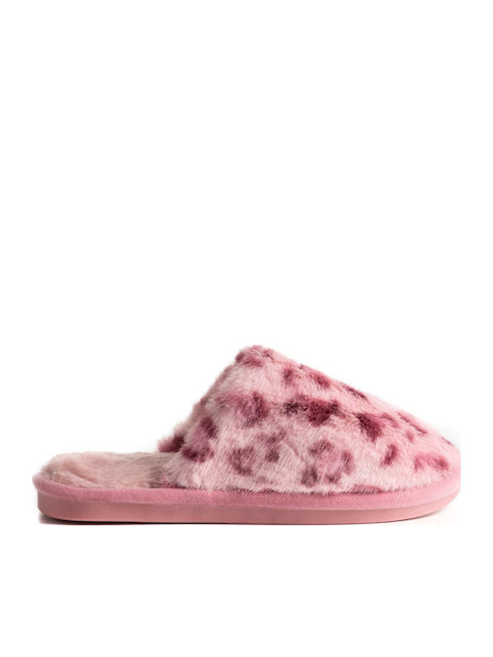Jomix Anatomic Women's Slippers with Fur Pink