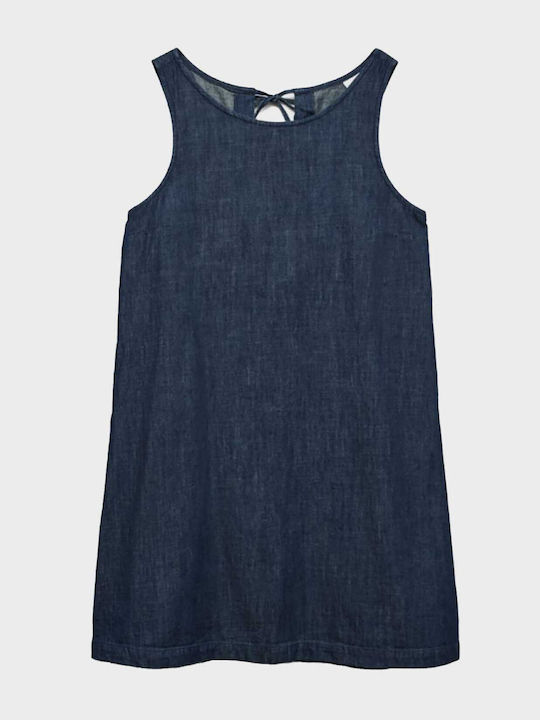 Vero Moda Denim Kleid Ganztägig Blau