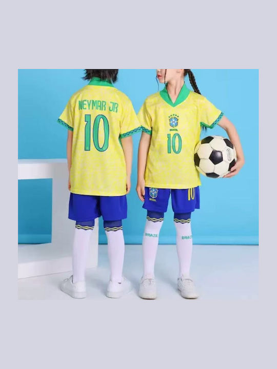 Παιδικό Σετ Ποδοσφαίρου Neymar Jr “10”brazil Home