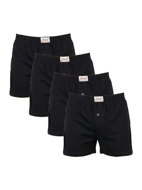 Onurel Boxeri Pentru Bărbați Negri 4Pack