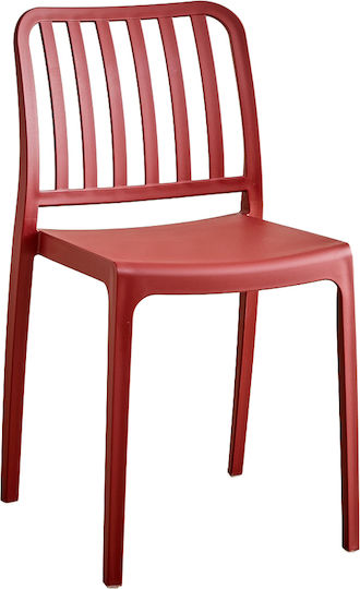 Flip Scaun de Dining din Polipropilenă Bordeaux 41x41x79 cm