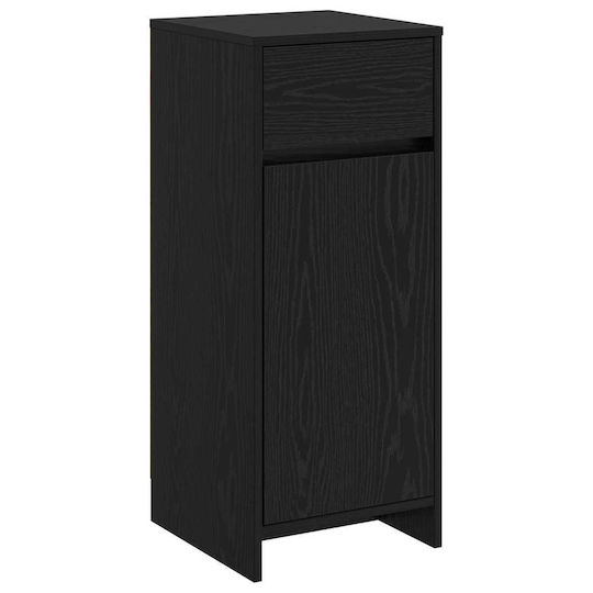 vidaXL Badezimmer Waschtisch-Einheit M35xB36.5xH85cm Schwarze Eiche