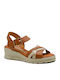 Platforme Dama Anatomici Tabac Maro
