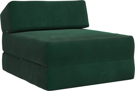 Πολυθρόνα Κρεβάτι 60x70x41cm Σκούρο Πράσινο