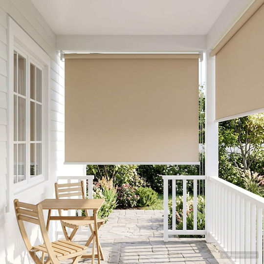 vidaXL Rollos Partieller Blackout P60xH140cm 42041218 Beige