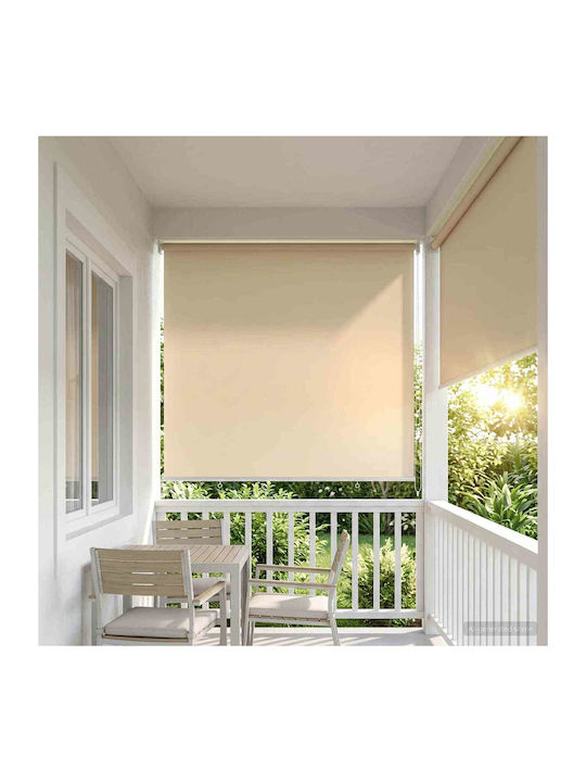 vidaXL Roller Blinds Partial Blackout Beige W12...