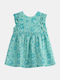 Girls Dress Sleeveless Blue