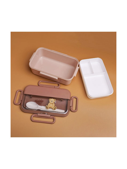 Teddy Island – Mittagsboxen 2 Ebenen 1500ml Braune Hs-bdh6001