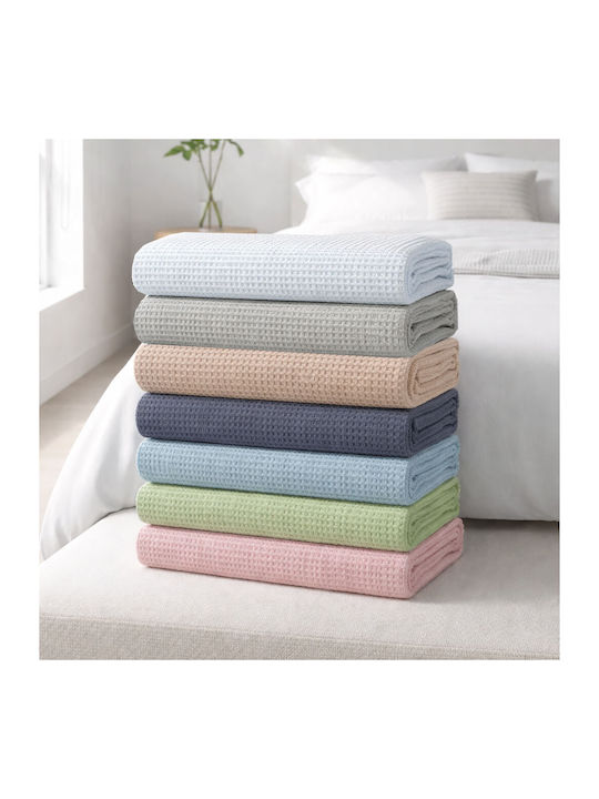 Astron Italy Waffle Blanket Pique Single 165x24...