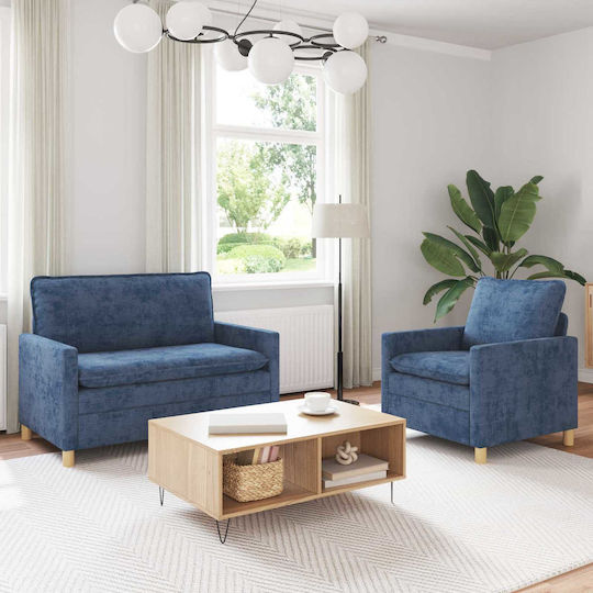 Set Mobilier Living Scaun Cu 2 Locuri și Fotoliu