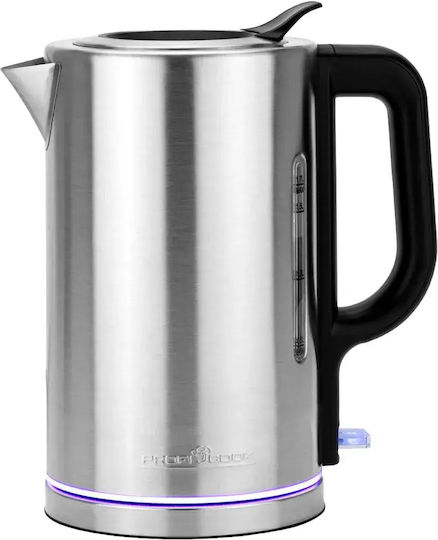 Profi Cook Fierbător 1.7l 2200W Argintiu