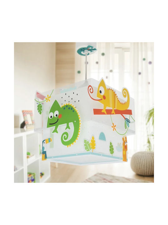 Ango Happy Jungle Single-Light Kids Ceiling Lig...