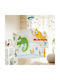 Ango Happy Jungle Single-Light Kids Ceiling Light Hanging Made of Plastic 15W with E27 Base Light Blue 24x24cm