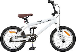 vidaXL 16" Παιδικό Ποδήλατo BMX Λευκό
