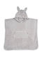 Alouette Baby Bath Towel Hooded Gray 65x62cm