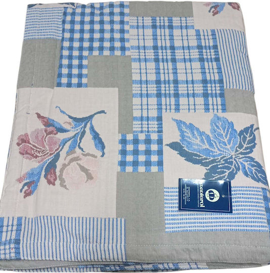 Manterol Casa Albatros Spanish Pique Blanket Super Double 230x260cm Light Blue