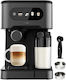 Cecotec Espressor Power 1350W Presiune 20 Bar pentru Cappuccino Gri