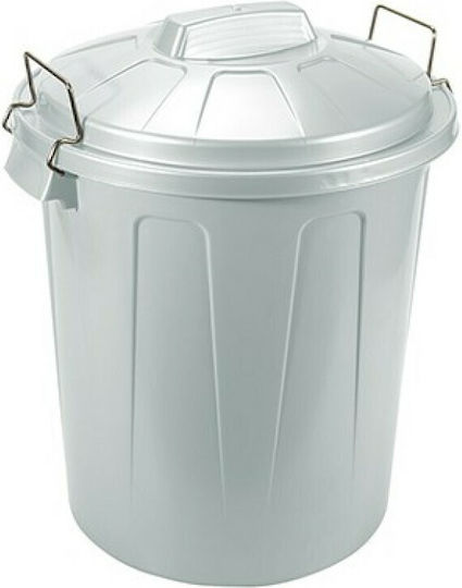 Plastic Waste Bin 21lt 42.20*34cm White