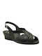 Leather Women's Anatomic Black Sandals