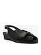Leather Women's Anatomic Black Sandals