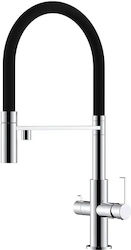 Helika Soifos Flexible Grey Counter Kitchen Faucet Helika Soifos Flexible Grey Counter Kitchen Faucet
