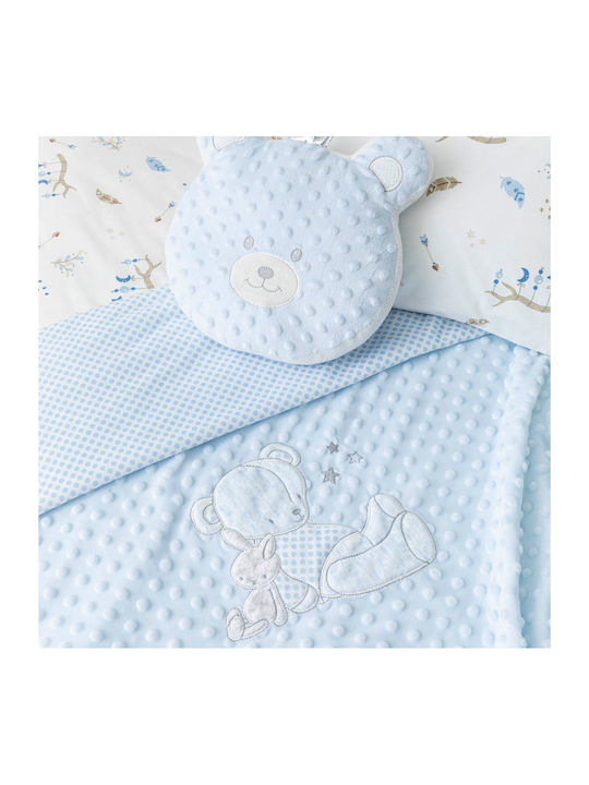 Borea Cot Blanket Buddies Pink 110x140cm