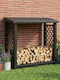 vidaXL Raft De Depozitare Lemn 114x46x101cm Gri