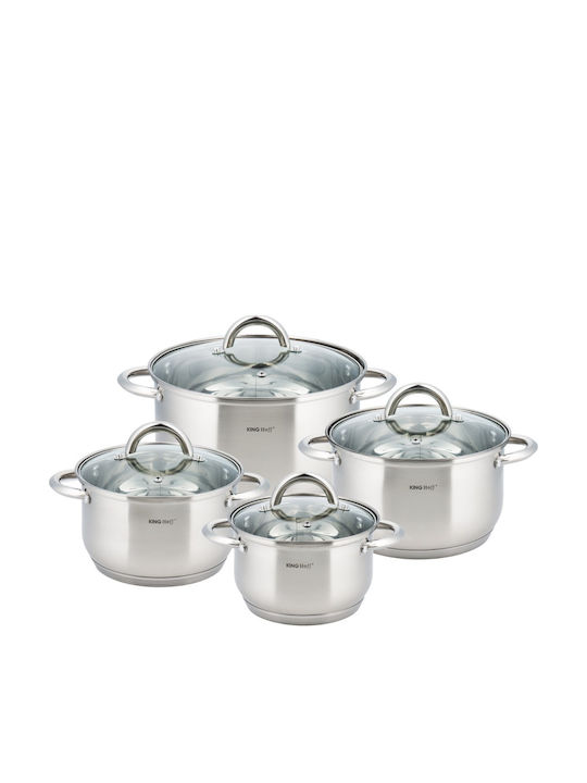 KING Hoff Stainless Steel Cookware Set 4pcs
