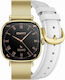 Gravity GT32-2 37mm Smartwatch με Παλμογράφο (Golden)