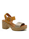 Leather Anatomic Yellow Sandals