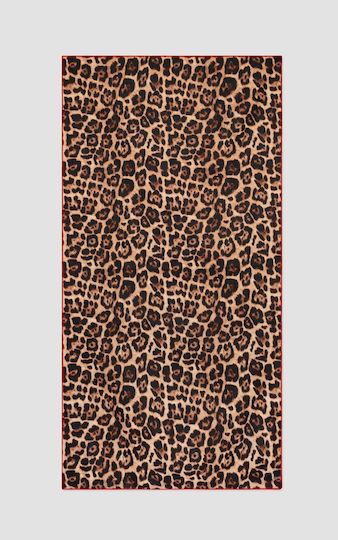 Minerva Beach Towel Brown 80x160cm