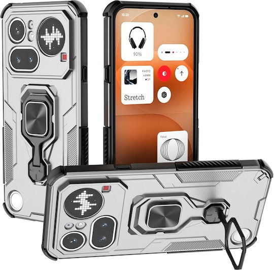 Titanium Back Cover Plastic Gray Nothing Phone (4a) Pro