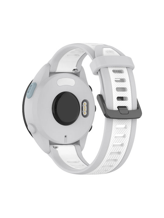 Λουράκι Σιλικόνης Two Color Textured Xiaomi Watch S4 41mm White Grey