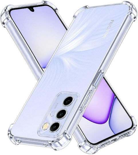 Techsuit Stoßfeste Klare Silikon Bumper (Realme C100 5G)