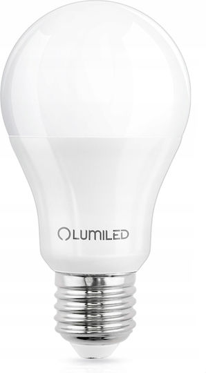 Lumiled Λάμπα LED 9W για Ντουί E27 και Σχήμα A60 Ψυχρό Λευκό 806lm Dimmable