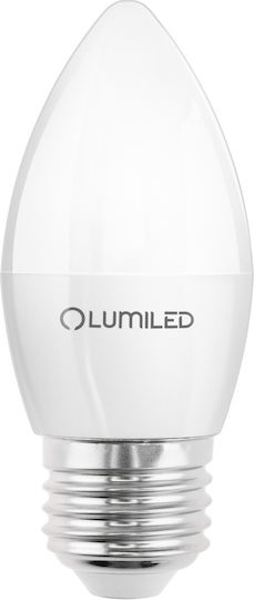 Lumiled LED Glühbirne 2.5W für E27 Fassung und B35 Form Warmes Weiß 249 Lumen