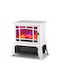 Alista Home Șemineu Electric de Podea 1500W 25x16cm Alb
