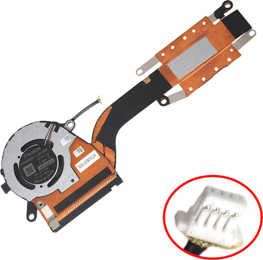 Laptop Fan Cpu Cooling Fan Dell Latitude 7310 2in1 P34s 7410 0yw81w Yw81w 0fdx31 Dc28000pvs0 Eg50040s1-cj80-s9a At2ux001ssl Cn-00wkwy 0wkwy Heatsink 4pin Code 81706
