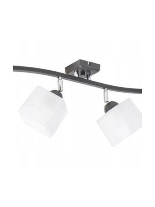 Light Home Σποτ με 4 Φώτα σε Λευκό Χρώμα