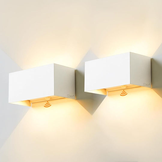 Επιτοίχιο Εξωτερικό Φωτιστικό LED IP65 με Θερμό Λευκό Φως