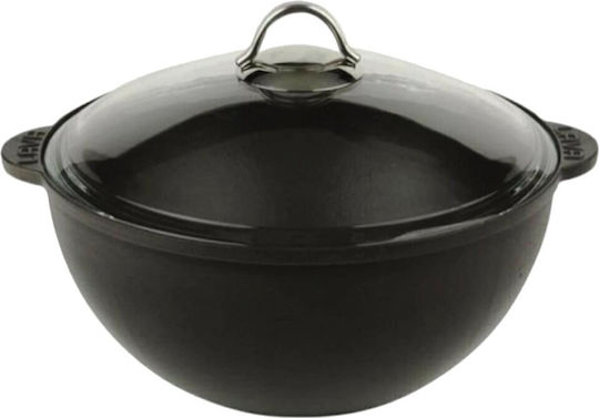 Lava Oală Adâncă Din Fontă 6.2lt 30cm