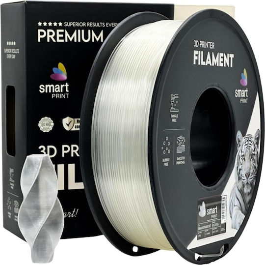 Smart Print HS-PLA Filament Pentru Imprimante 3D 1 Kg Transparent