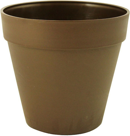 Sic Plast Deco Γλάστρα Μπρονζέ 26x26x24εκ.