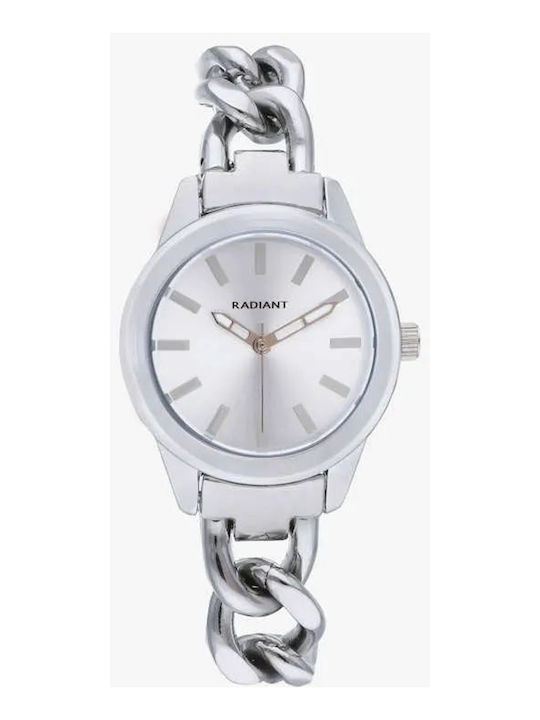 Radiant Womens Watch 32mm Battery With Silver Metal Bracelet