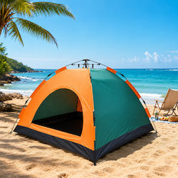 Galifas Αυτόματη Σκηνή Camping Igloo Πορτοκαλί 4 Ατόμων Galifas Αυτόματη Σκηνή Camping Igloo Πορτοκαλί 4 Ατόμων