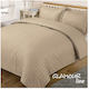 Set Flamingo Glamour 2 Stück 170x280cm Angepasst Beiges Hotel Bettlaken