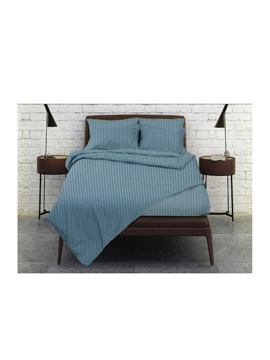 Flamingo Glamour Double Set 3 Pieces 240x280cm Blue