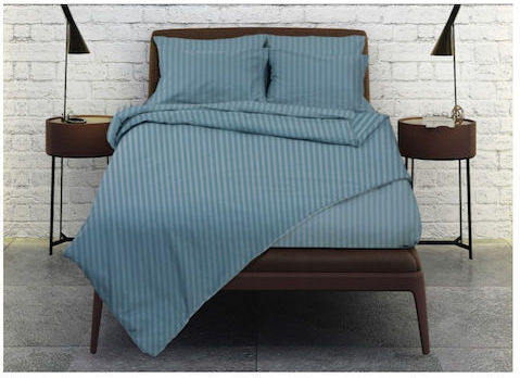 Flamingo Glamour Double Set 3 Pieces 240x280cm Blue