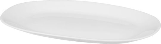 Galicja Oval Ceramic White Serving Platter 23x16.5cm