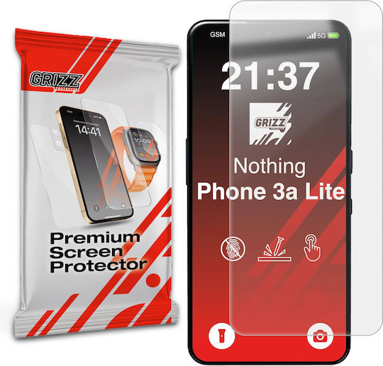 Grizzglass Paperscreen Protective Film Compatible Nothing Phone 3a Lite Transparent